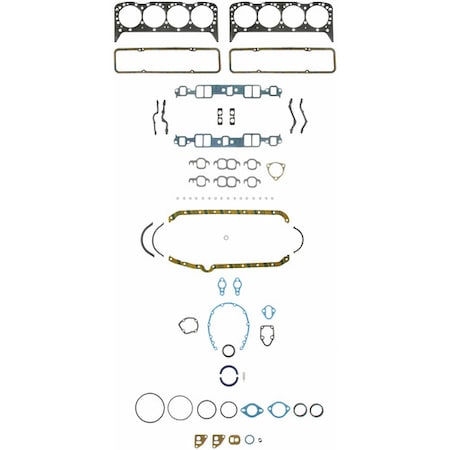 Fel-Pro Bui/Chev-Pas&Tk/Gmc/Mf/Pont/Can Pont/Stu Full Gasket Set, Fs7733Sh-2 FS7733SH-2
